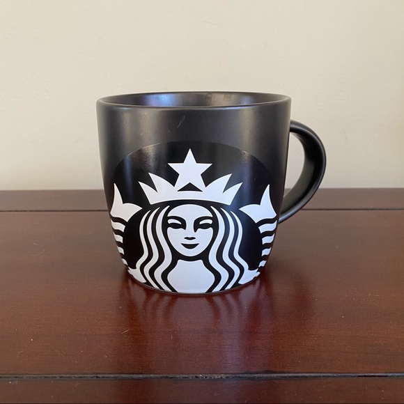 Starbucks Black/White Coffee Collectors Mug
